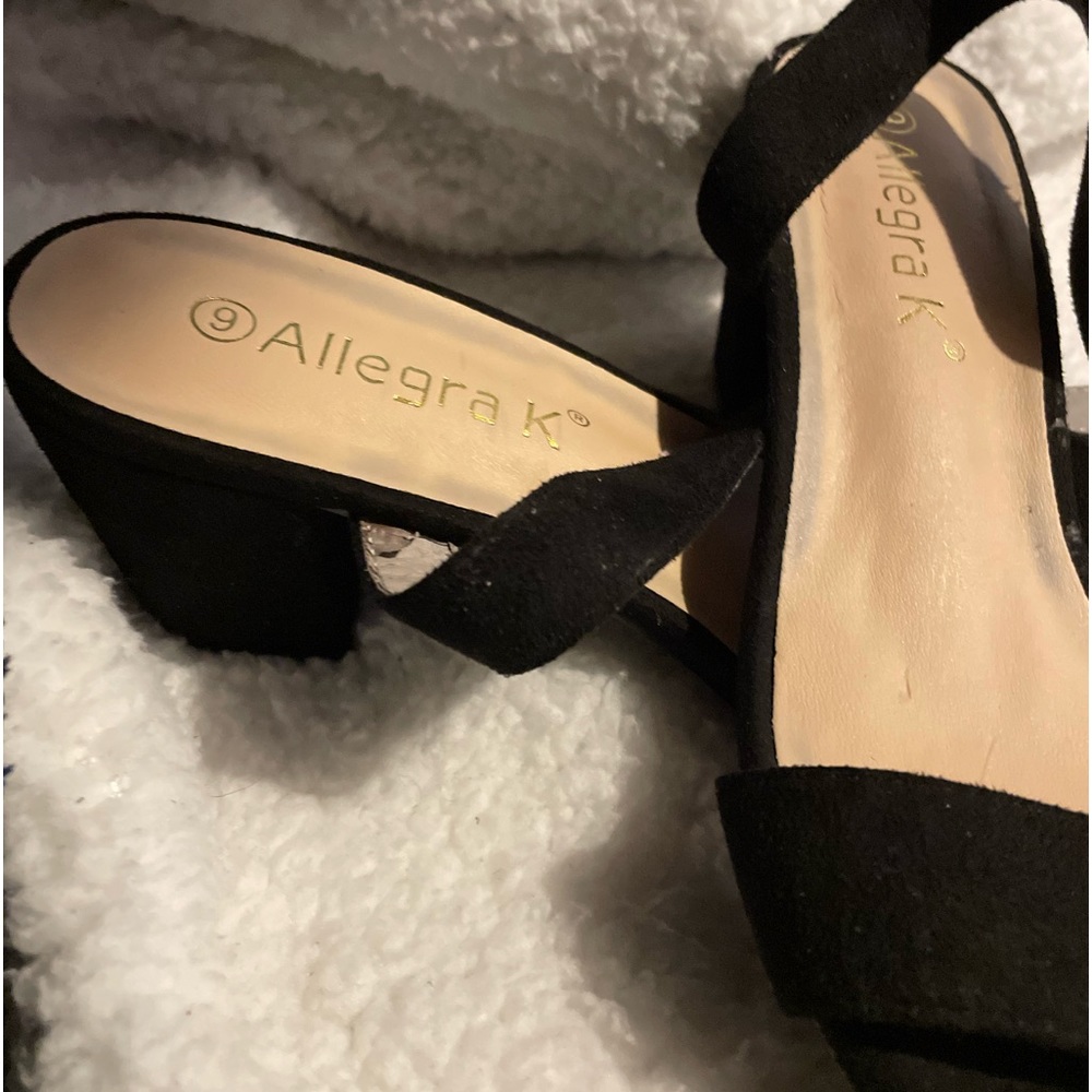 Black Heels 1 1/4 inch